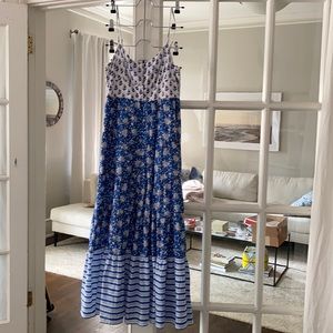 J. Crew Button-Front Maxi Dress